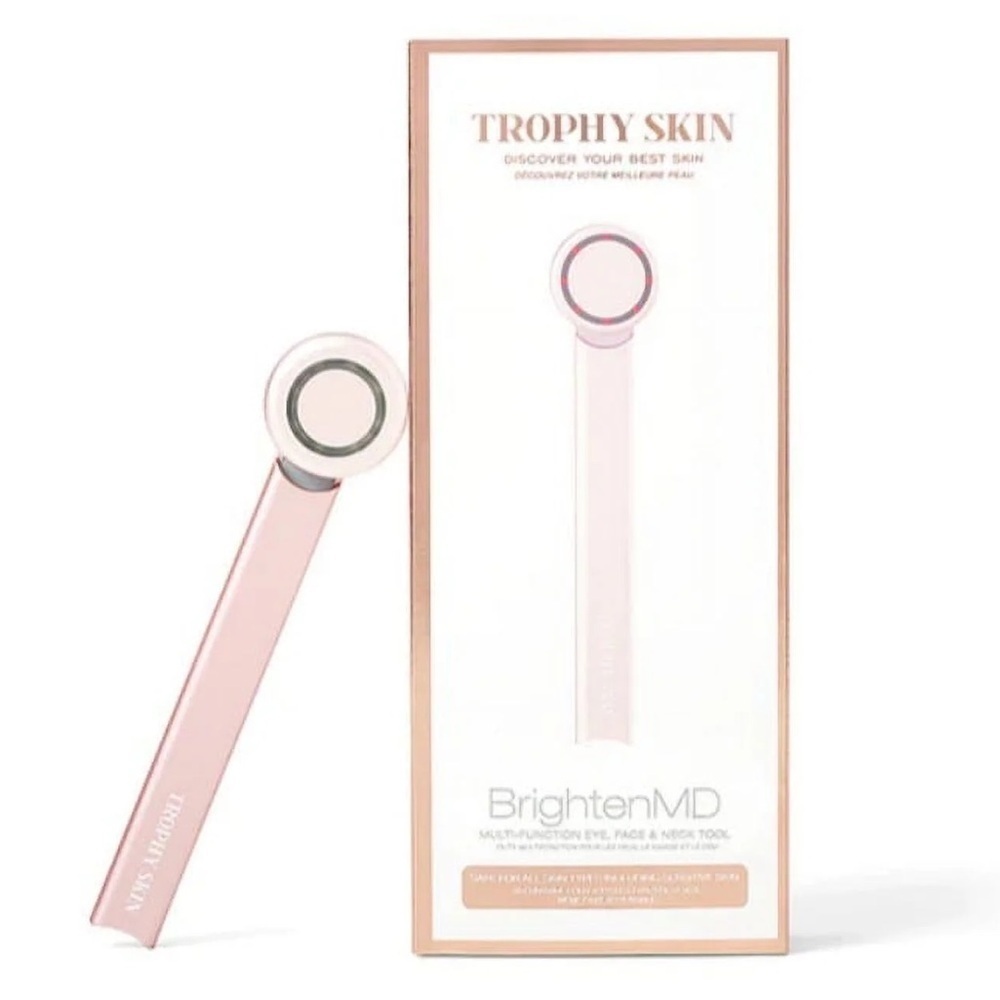 BrightenMD 4-in-1 Microcurrent Facial Device | NEW | Trophy Skin | Red Light